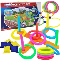 WOOPIE 3-in-1 "Serso" klasės žaidimas "Cornhole Target Bag Toss