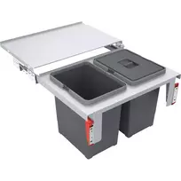 Šiukšliadėžė FRANKE, Sorter Garbo, 60-2, 18l.+18l.