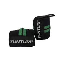 Wrist straps TUNTURI Wrist Wraps, green