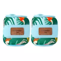 Wrist and ankle weights SPOKEY Home Jungle 2x1 kg, blue-motley