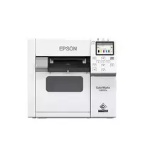 ET Epson CW-C4000e (bk) stalinis spalvotas etikečių spausdintuvas su blizgiu juodu rašalu
