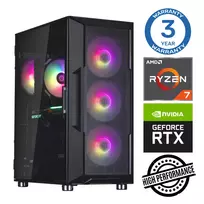 INTOP Ryzen 7 5700X 16GB 1TB SSD M.2 NVME RTX3050 6GB be OS