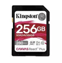SD atminties kortelė 256GB React Plus 280/150/MB/s U3 V60