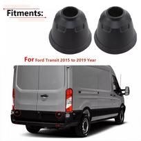 2 vnt. Galinių krovinių durelių magnetinis buferio apdailos elementas, juodas, Ford Transit 2015-2019