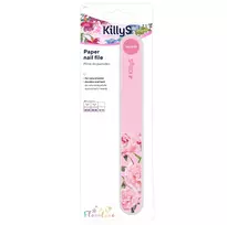 KILLYS_Floralove Popierinė nagų dildė tiesi rožinė 180/240