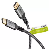 Goobay DisplayPort Cable 2.0/2.1, 80Gbit/s | 75686 | DisplayPort to  DisplayPort