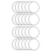 Gaudyklės Lipnūs Klijų Lentos Stiprus Lipnumas Vaisinės Musytės Uodai Moliukai Uodų Lempa 24PCS white