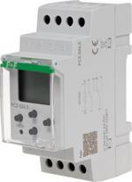 Astronomical control timer with programmable night break, 2 channel, 24VAC/DC, 2x16A, 2xNO/NC, DIN PCZ-526.2 | 5902431670560