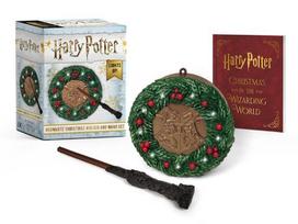 Harry Potter: Hogwarts Christmas Wreath and Wand Set: Lights Up!