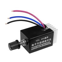 1 vnt. DC 12V/24V Automobilio ventiliatoriaus šildytuvo valdymo atitirpinimo variklio greičio reguliatoriaus jungiklis