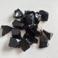 Natūralus Juodas Obsidianas Netaisyklingi Gydomieji Juodi Kristalai Akmenys Mineralo Uolienos Pavyzdys Dekoracija Energijos Gydymo Akmuo 2-3cm