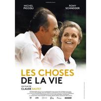 GYVENIMO DALYKAI Originalus kino plakatas Susuktas Mažas formatas 60x40cm Kino plakatai Claude Sautet Romy Schneider juoda