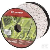 Starterio virvė 4.0mm x 100m balta KR0401000