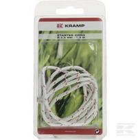 Starterio virvė 4.5mm x 1.30m balta KR0450013