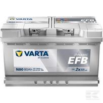 Akumuliatorius 12V 80Ah 800A N80 VARTA Dynamic EFB 580500080