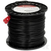 Trimerio valas Ø3 mm, 195 m, kvadratinis, Nylsaw, juodas, Kramp