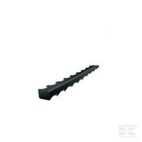 Trimerio valas Ø4 mm, L:26 cm, 20 vnt., kvadratinis, Nylsaw, juodas, Kramp