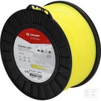 Trimerio valas Ø3,0 mm 169 m apvalus geltonas Kramp