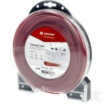 Trimerio valas Ø4,0 mm 25 m kvadratinis raudonas Kramp