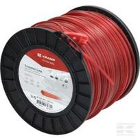 Trimerio valas Ø3,0 mm 221 m kvadratinis raudonas Kramp