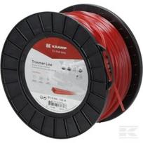 Trimerio valas Ø3,0 mm 132 m kvadratinis raudonas Kramp