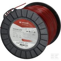 Trimerio valas Ø2,65 mm 281 m kvadratinis raudonas Kramp