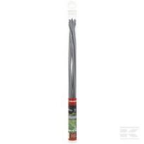 Trimerio valas Ø3,0 mm L: 42 cm 23 vnt. kvadratinis Titanium Power, pilkas, Kramp
