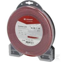 Trimerio valas Ø3,3 mm 46 m, suktas tylus, raudonas, Kramp