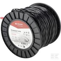 Trimerio valas Ø4,0 x 122 m, ovalinis suktas, juodas, Kramp Endura