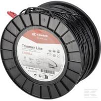 Trimerio valas Ø3,0 x 127 m, ovalinis suktas, juodas, Kramp Endura