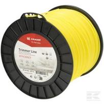 Trimerio valas Ø3 mm 221 m apvalus geltonas Kramp Efficiency