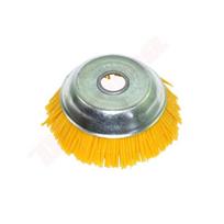 Diskinis nailoninis šepetys NL PVC 150 mm, skylė 25,4 mm
