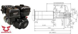 Variklis Zongshen GB420 420 cm³ 13,0 AG (AG) / 3600 aps./min 25,4 mm elektrinis starteris – 01-99029