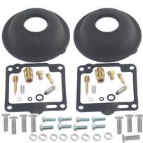 2 rinkiniai Yamaha XV750 Virago 750 Karbiuratorius Remonto rinkinys Stūmokliuko diafragmos rinkinys