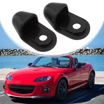 2 vnt. spaustukai, keičiamo stogo fiksatorių dangteliai, rinkinys, skirtas Mazda MX-5 90-05 Miata NA01-R1-311 black