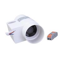 50mm 220V 50Hz 12W Inline ortakis Mini ištraukiamasis ventiliatorius vėdinimui auginimo palapinei, gyvūnų dėžei, šiltnamiui, rūsiui, dirbtuvėms