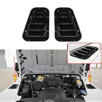 1 pora priekinių variklio dangčio ventiliacijos apdailos dangtelių Land Rover Defender 90 110 130 2004-2019