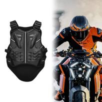 Motociklo pilno kūno striukė Nugaros apsauga Reguliuojama krūtinės apsauga Motos Dviratininkams M juoda