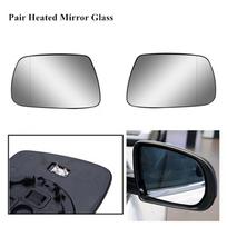 Pair Left + Right Side Wing Heated Mirror Glass Fit for Jeep Grand Cherokee 5142874AA 5142875AA