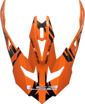 LS2 SNAPELIS MX470 EMPEROR BLACK ORANGE