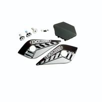 LS2 MX701 CARBON SNAPELIO TVIRTINIMO VARŽTAI IR DANGTELIAI - MATT BLACK
