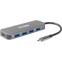 D-Link USB-C 4-PORT USB 3.0 HUB WITH POWER DELIVERY DUB-2340