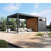 Pavėsinė - pergola su sandėliuku 3x4 ANTHRACITE