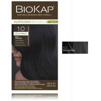 BioKap NutriColor Delicato Rapid greito poveikio plaukų dažai - 1.0 Natural Black