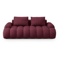 Bordo spalvos sofa 200 cm Linz – Cosmopolitan Design