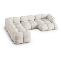 Smėlio spalvos kampinė sofa (su kairiuoju kampu/„U“ formos) Loretto – Cosmopolitan Design