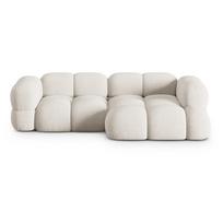 Smėlio spalvos kampinė sofa (su dešiniuoju kampu/su gultu) Loretto – Cosmopolitan Design