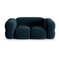Tamsiai mėlynos spalvos iš velveto sofa 180 cm Loretto – Cosmopolitan Design