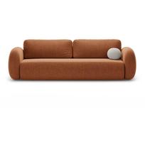 Raudonos plytų spalvos iš šenilinio audinio sulankstoma/su sandėliavimo vieta sofa 262 cm Tonale – Cosmopolitan Design