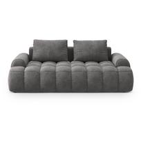 Pilkos spalvos iš velveto sofa 200 cm Linz – Cosmopolitan Design